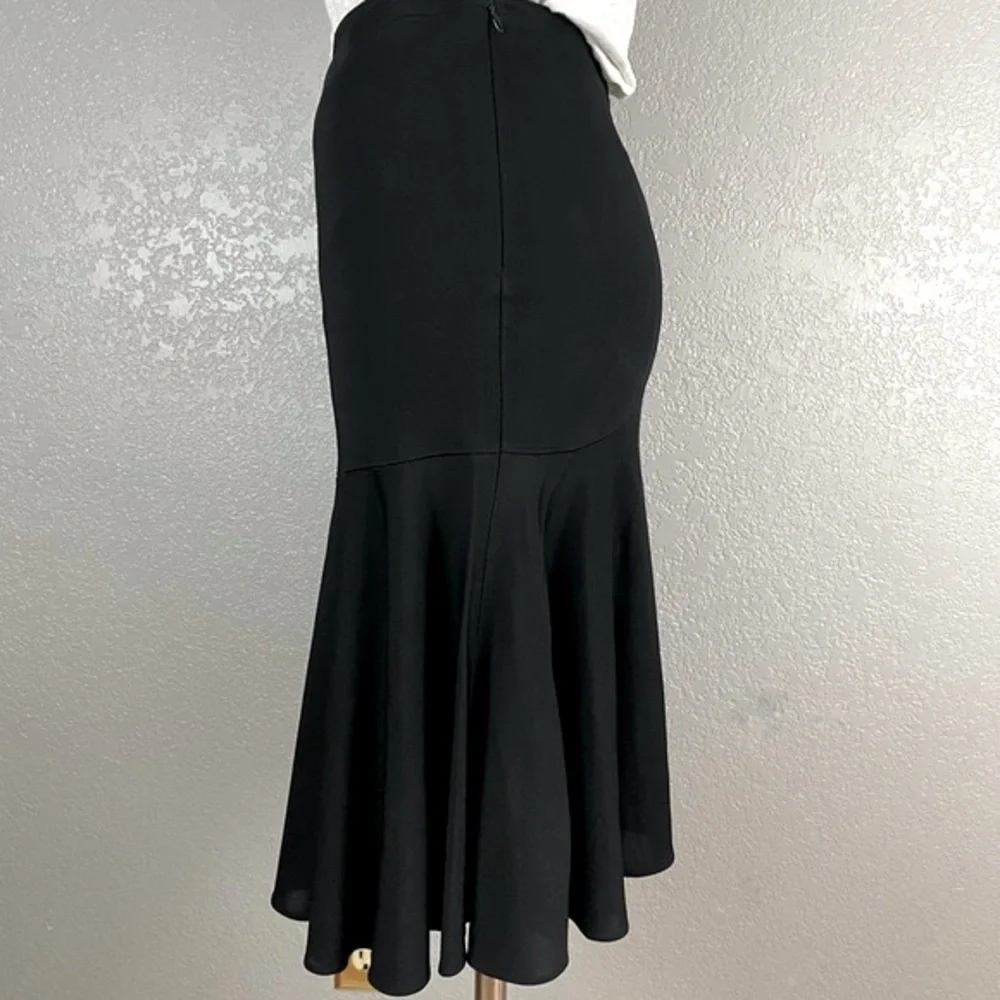 Vintage ALAÏA Fitted Stretch Tulip Flare Designer Skirt - Picture 6 of 16